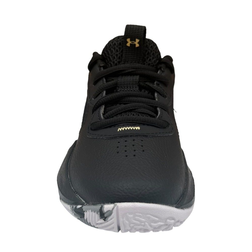 Under Armour Lockdown Little Boy's Leather Basketball Shoe Size 11 Black Lace Up - Picture 4 of 11
